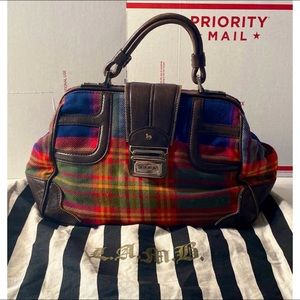 For Serious Collectors: Vintage L.A.M.B. Plaid Dr. Bag Edinburgh Tartan